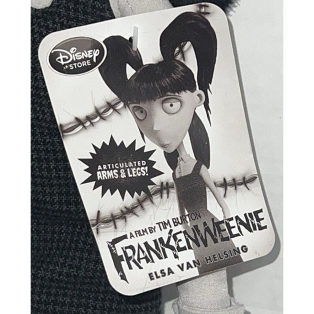 DISNEY PLUSH SET  Frankenweenie Victor Frankenstein ELSA Van Edgar NWT NEW - Picture 8 of 12